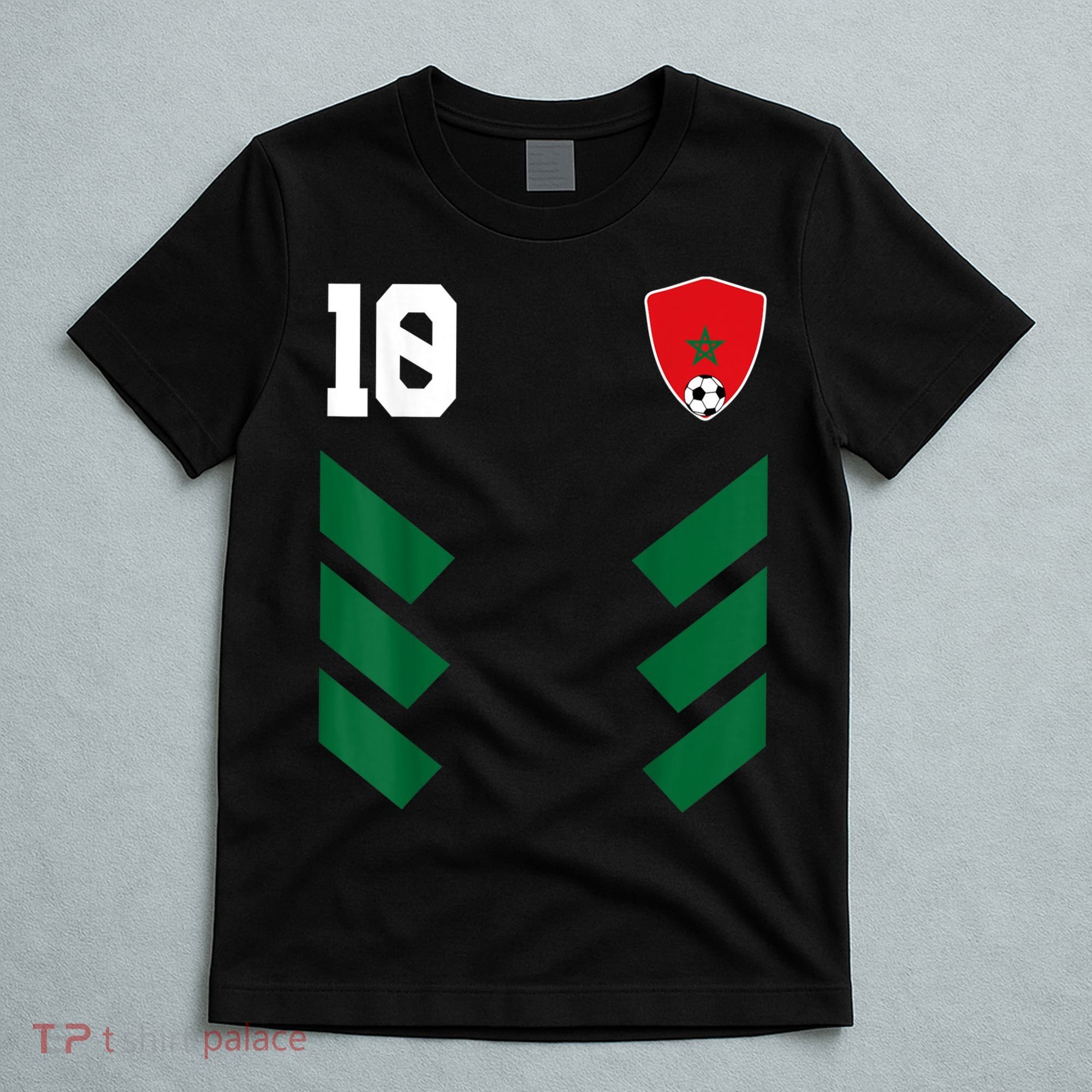 Morocco Soccer Jersey Moroccan Football Shirt Flag T-Shirt