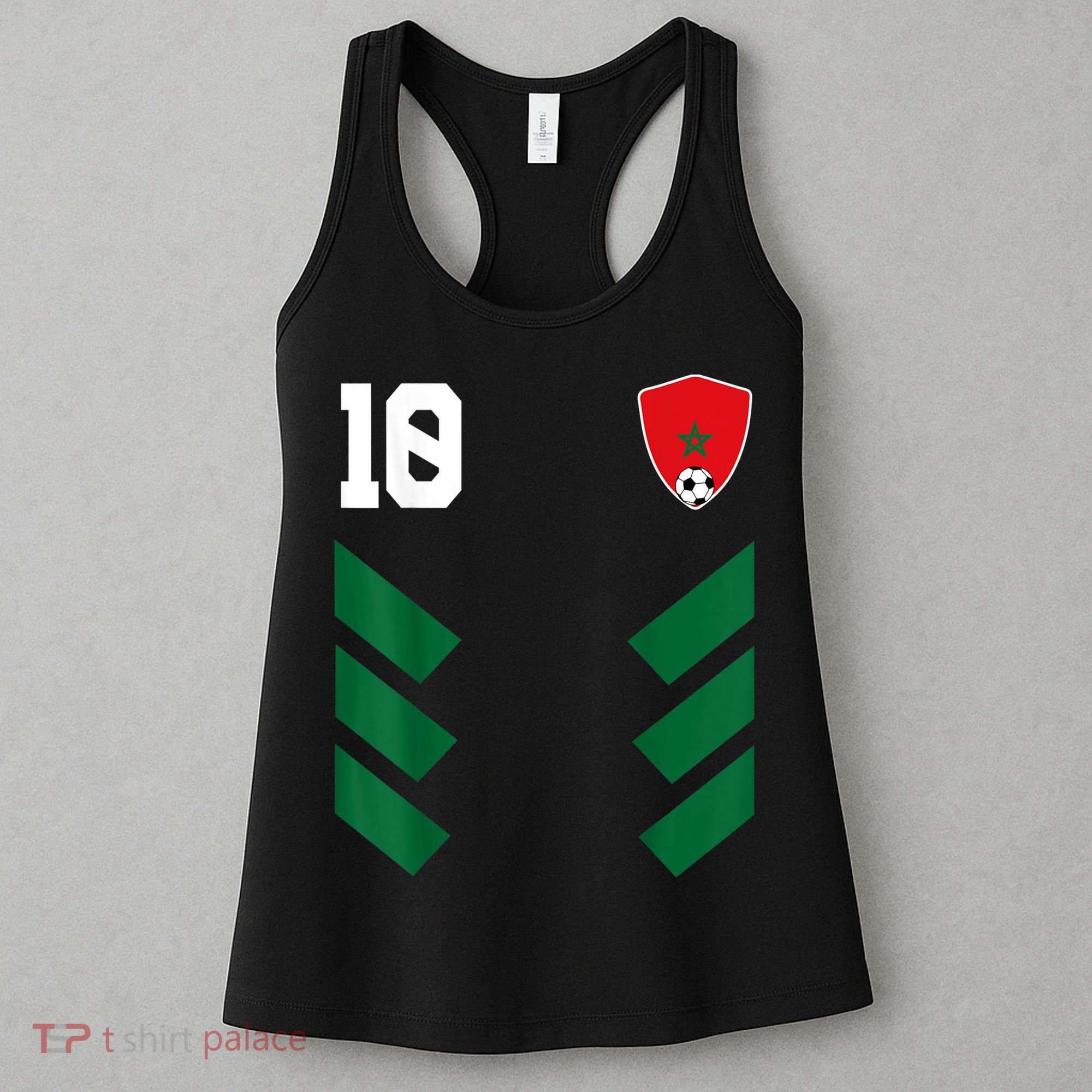 Morocco Soccer Jersey Moroccan Football Shirt Flag Women's Tank Top