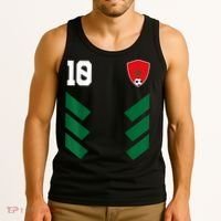 Morocco Soccer Jersey Moroccan Football Shirt Flag Tank Top thumb 3