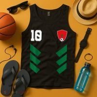 Morocco Soccer Jersey Moroccan Football Shirt Flag Tank Top thumb 4