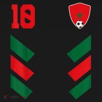 Morocco Soccer Jersey Moroccan Football Shirt Flag Long Sleeve Shirt thumb 2