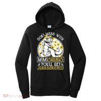 Mimi Saurus Jurasskicked Sunflower Grandma T Rex Gift Women's Hoodie thumb 0