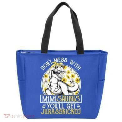 Mimi Saurus Jurasskicked Sunflower Grandma T Rex Gift Tote Bag