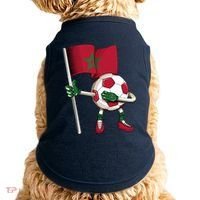 Morocco Soccer Jersey Moroccan Flag Football Dab Funny Doggie Tank thumb 0