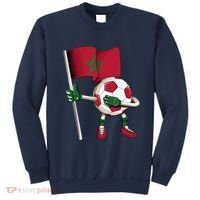 Morocco Soccer Jersey Moroccan Flag Football Dab Funny Sweatshirt thumb 0