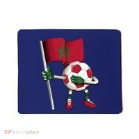 Morocco Soccer Jersey Moroccan Flag Football Dab Funny Mousepad thumb 0