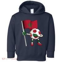 Morocco Soccer Jersey Moroccan Flag Football Dab Funny Toddler Hoodie thumb 0