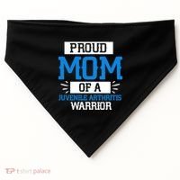 Mom Support Juvenile Arthritis Awareness Appreciation Funny Gift Cool Gift USA-Made Doggie Bandana thumb 0