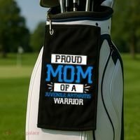 Mom Support Juvenile Arthritis Awareness Appreciation Funny Gift Cool Gift Golf Towel thumb 2