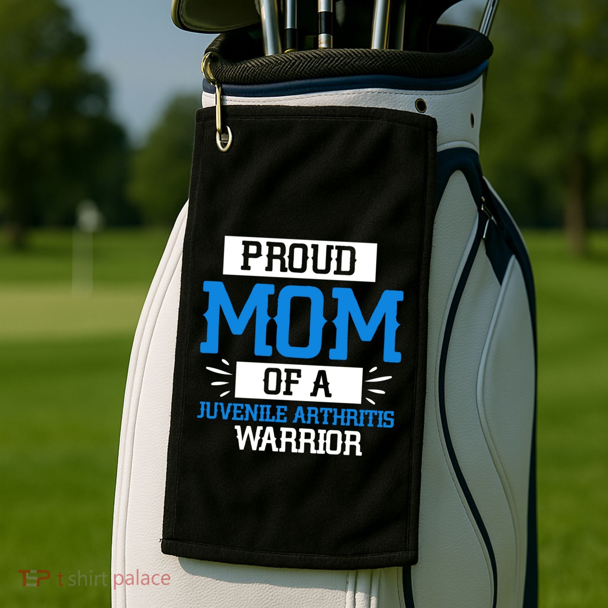 Mom Support Juvenile Arthritis Awareness Appreciation Funny Gift Cool Gift Golf Towel