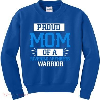 Mom Support Juvenile Arthritis Awareness Appreciation Funny Gift Cool Gift Kids Sweatshirt
