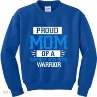 Mom Support Juvenile Arthritis Awareness Appreciation Funny Gift Cool Gift Kids Sweatshirt thumb 0