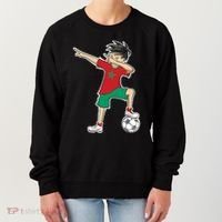 Morocco Soccer Jersey Dabbing Boy National Flag Women's Sweatshirt thumb 0