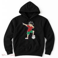 Morocco Soccer Jersey Dabbing Boy National Flag Hoodie thumb 0