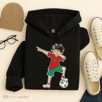 Morocco Soccer Jersey Dabbing Boy National Flag Hoodie thumb 4