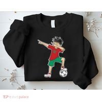 Morocco Soccer Jersey Dabbing Boy National Flag Sweatshirt thumb 2