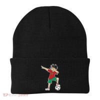 Morocco Soccer Jersey Dabbing Boy National Flag Beanie thumb 0