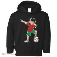 Morocco Soccer Jersey Dabbing Boy National Flag Toddler Hoodie thumb 0