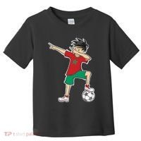 Morocco Soccer Jersey Dabbing Boy National Flag Toddler T-Shirt thumb 0