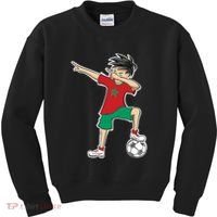 Morocco Soccer Jersey Dabbing Boy National Flag Kids Sweatshirt thumb 0
