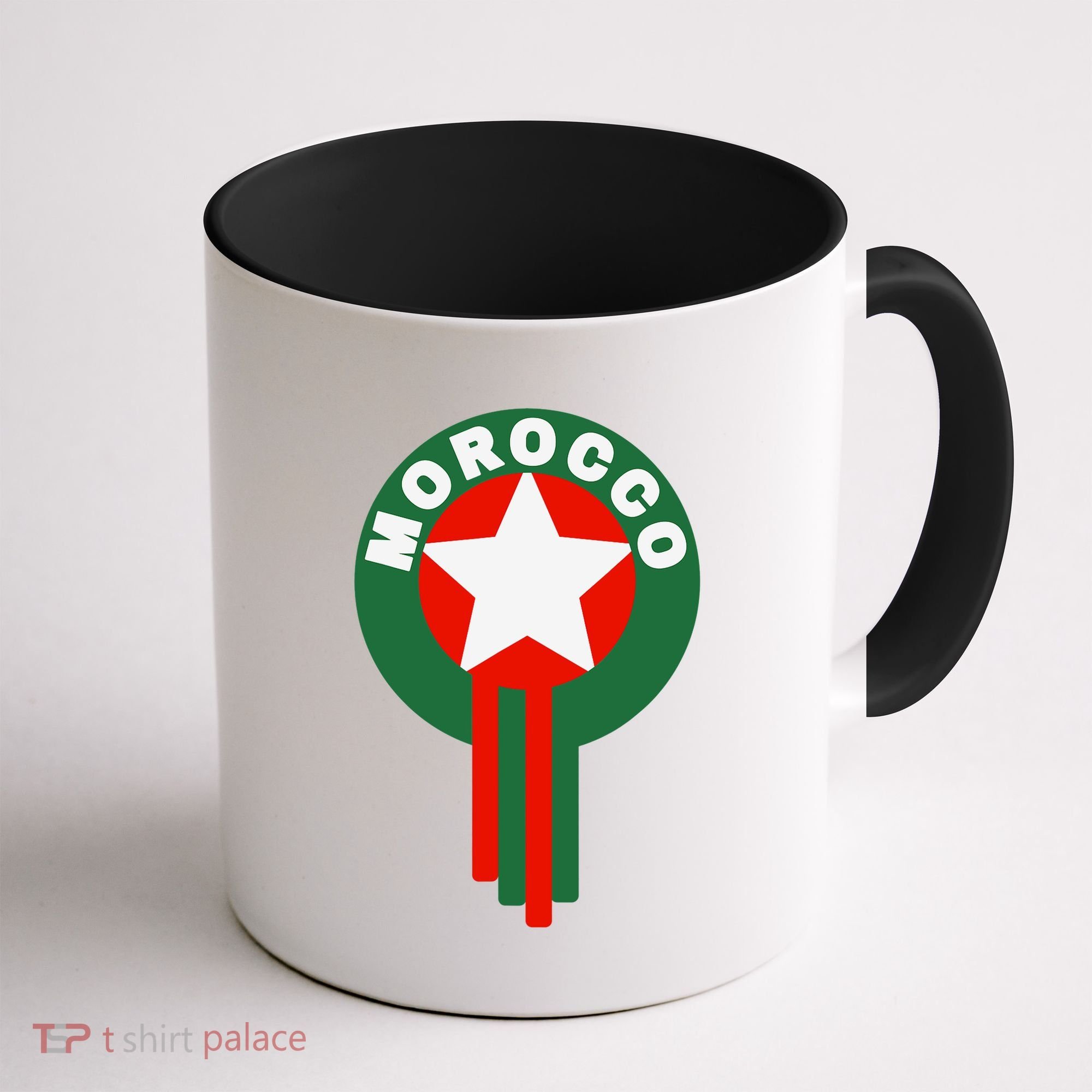 Morocco Soccer Jersey Gift Morocco Football Fans Coffee Mug
