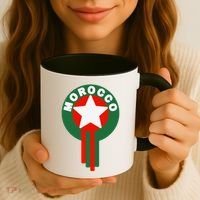 Morocco Soccer Jersey Gift Morocco Football Fans Coffee Mug thumb 3