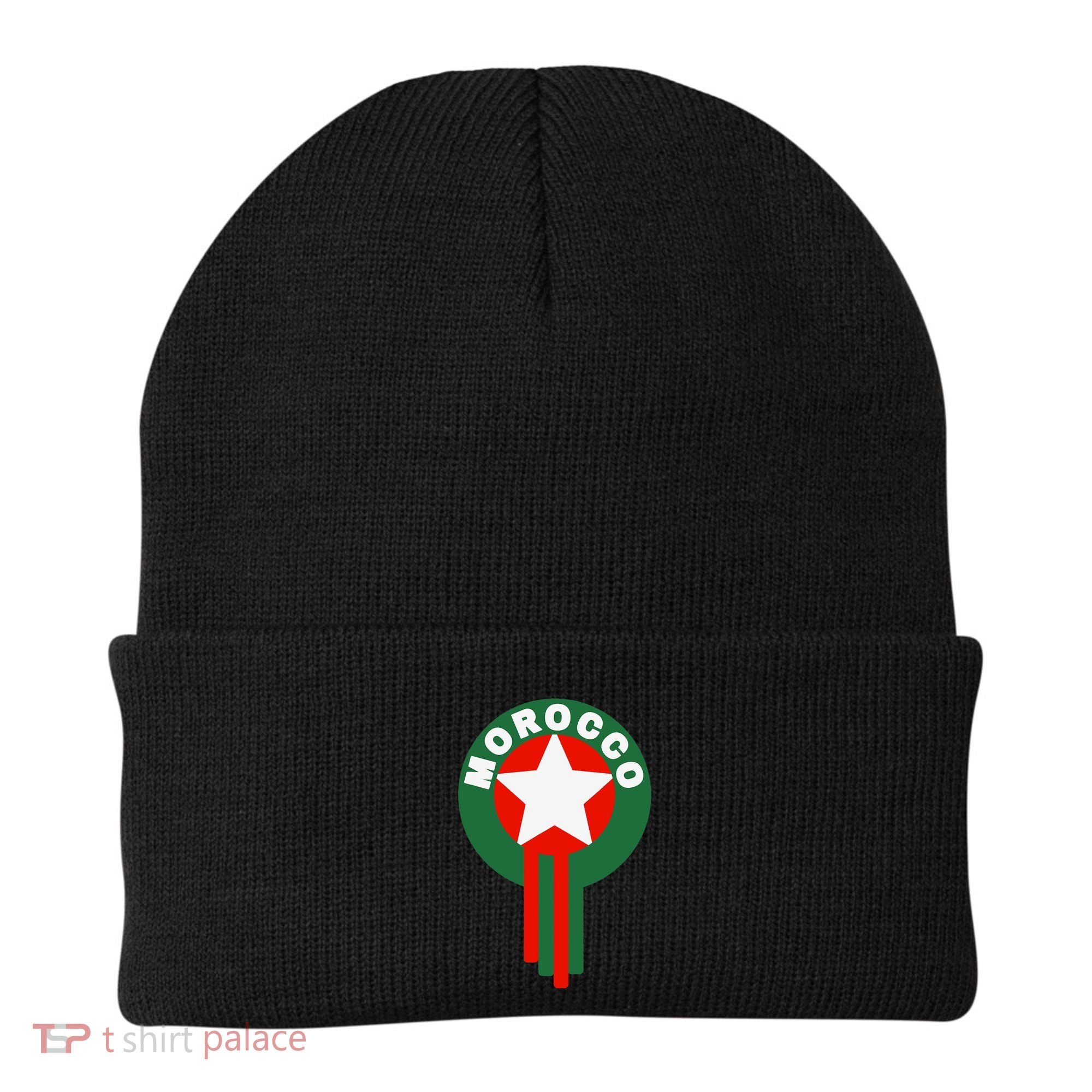 Morocco Soccer Jersey Gift Morocco Football Fans Beanie