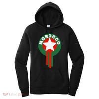 Morocco Soccer Jersey Gift Morocco Football Fans Women's Hoodie thumb 0
