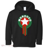 Morocco Soccer Jersey Gift Morocco Football Fans Toddler Hoodie thumb 0