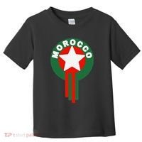 Morocco Soccer Jersey Gift Morocco Football Fans Toddler T-Shirt thumb 0