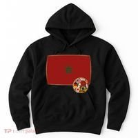 Morocco Soccer Jersey Morocco Flag Hoodie thumb 0