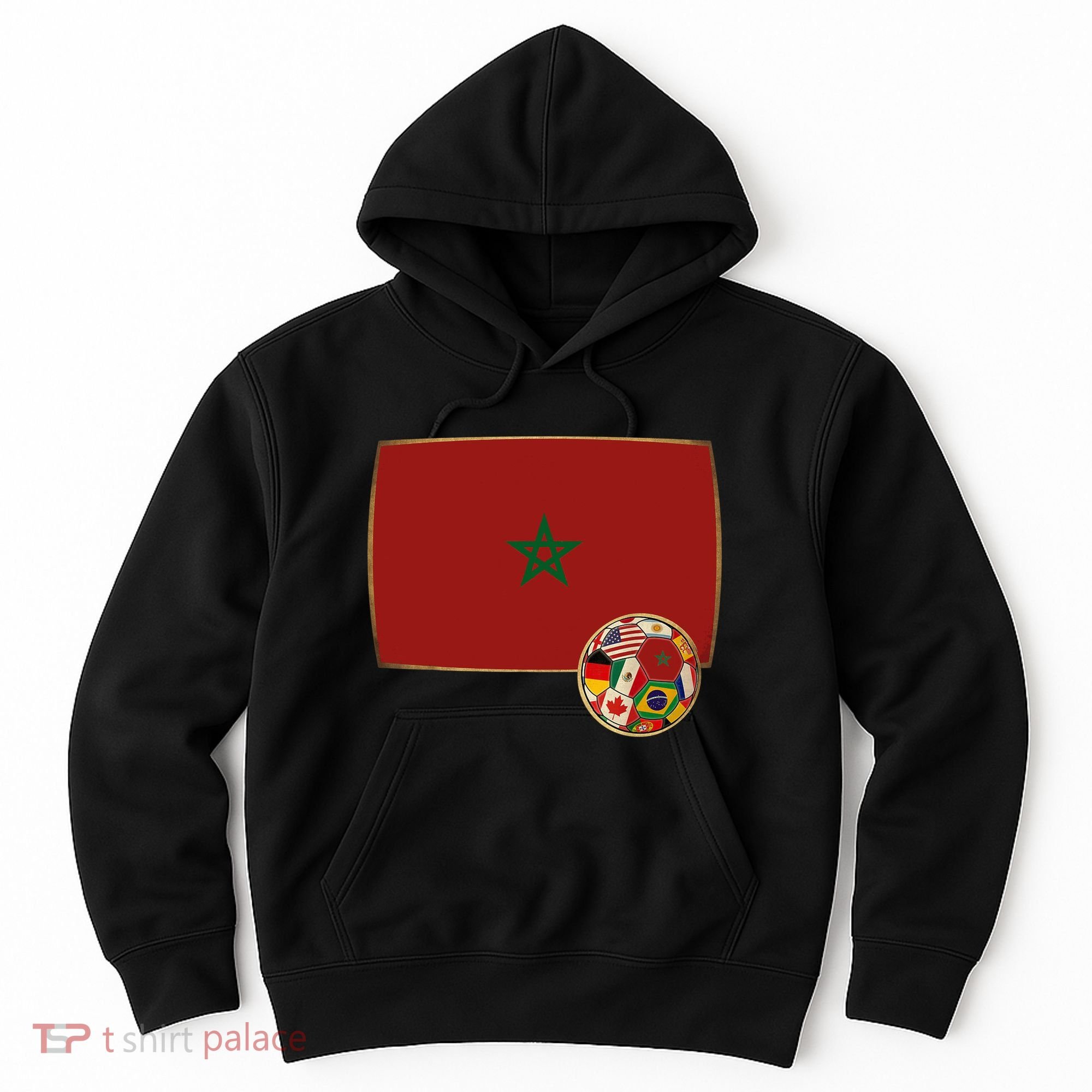 Morocco Soccer Jersey Morocco Flag Hoodie