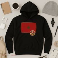 Morocco Soccer Jersey Morocco Flag Hoodie thumb 3
