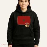 Morocco Soccer Jersey Morocco Flag Hoodie thumb 5