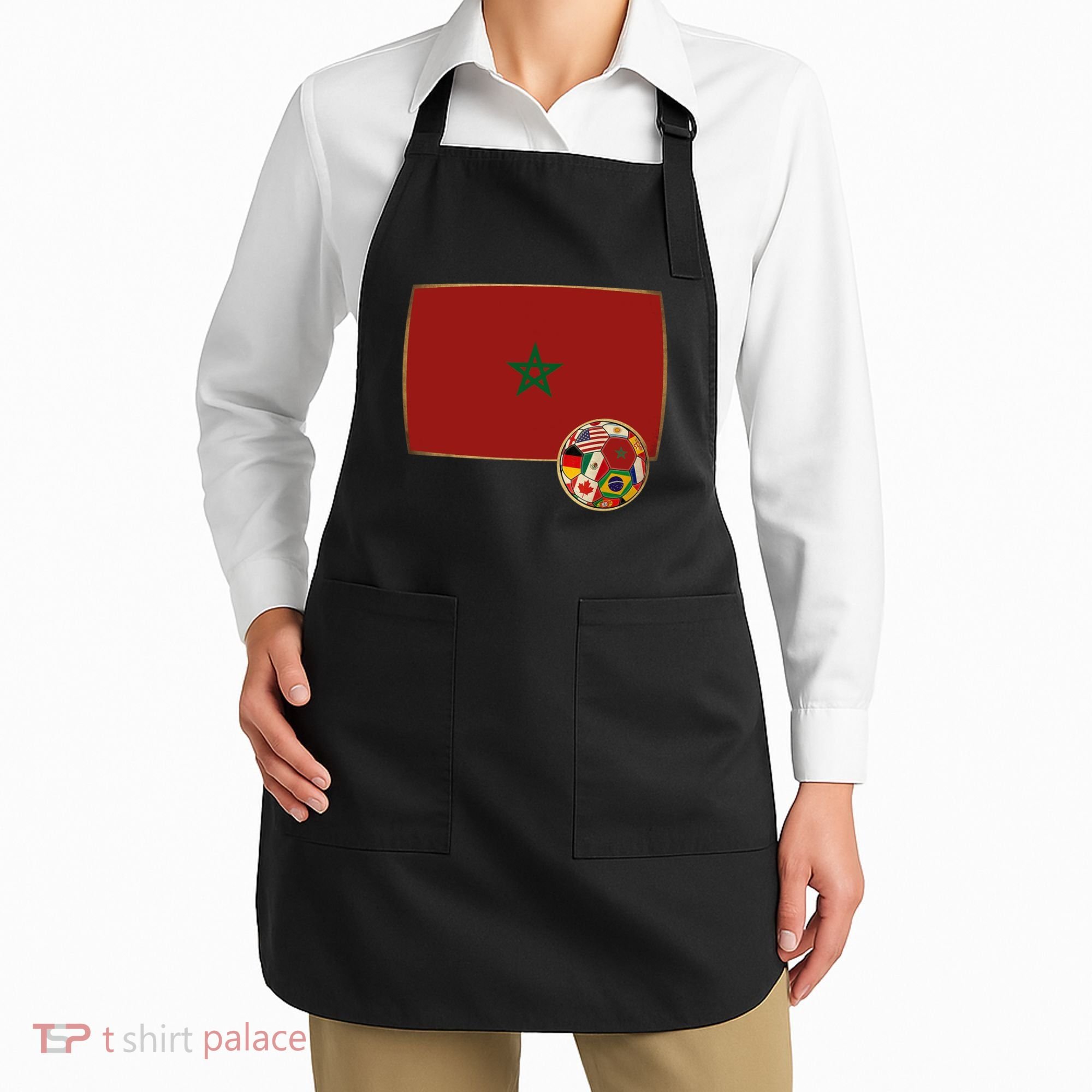 Morocco Soccer Jersey Morocco Flag Apron