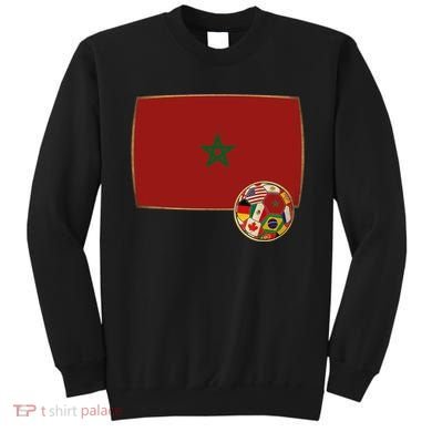 Morocco Soccer Jersey Morocco Flag Sweatshirt