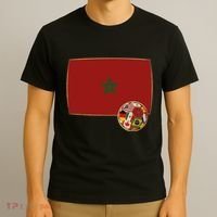 Morocco Soccer Jersey Morocco Flag T-Shirt thumb 3