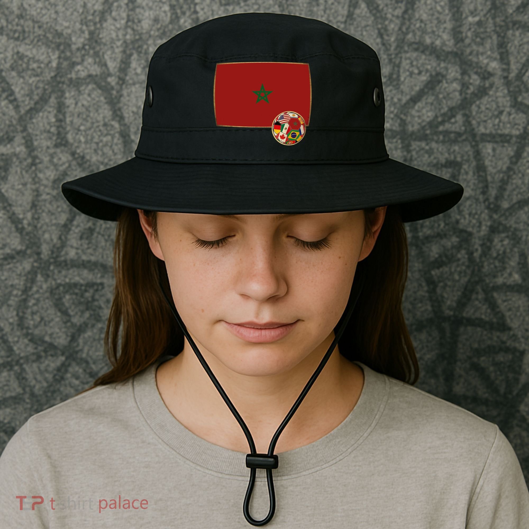 Morocco Soccer Jersey Morocco Flag Bucket Hat