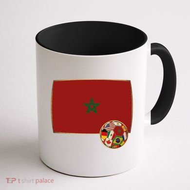 Morocco Soccer Jersey Morocco Flag Coffee Mug back