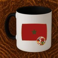 Morocco Soccer Jersey Morocco Flag Coffee Mug thumb 2