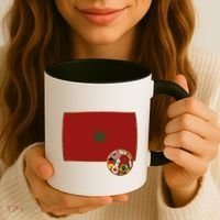 Morocco Soccer Jersey Morocco Flag Coffee Mug thumb 3