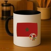 Morocco Soccer Jersey Morocco Flag Coffee Mug thumb 4