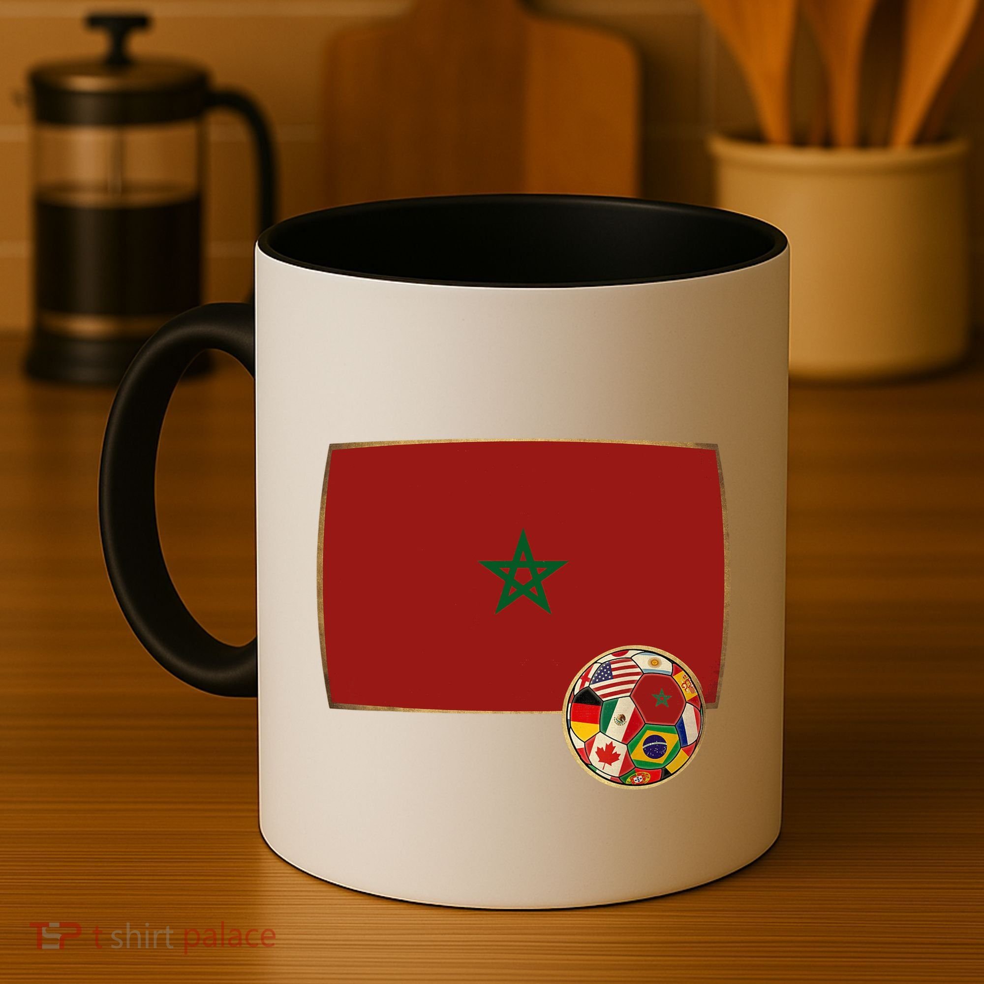 Morocco Soccer Jersey Morocco Flag Coffee Mug