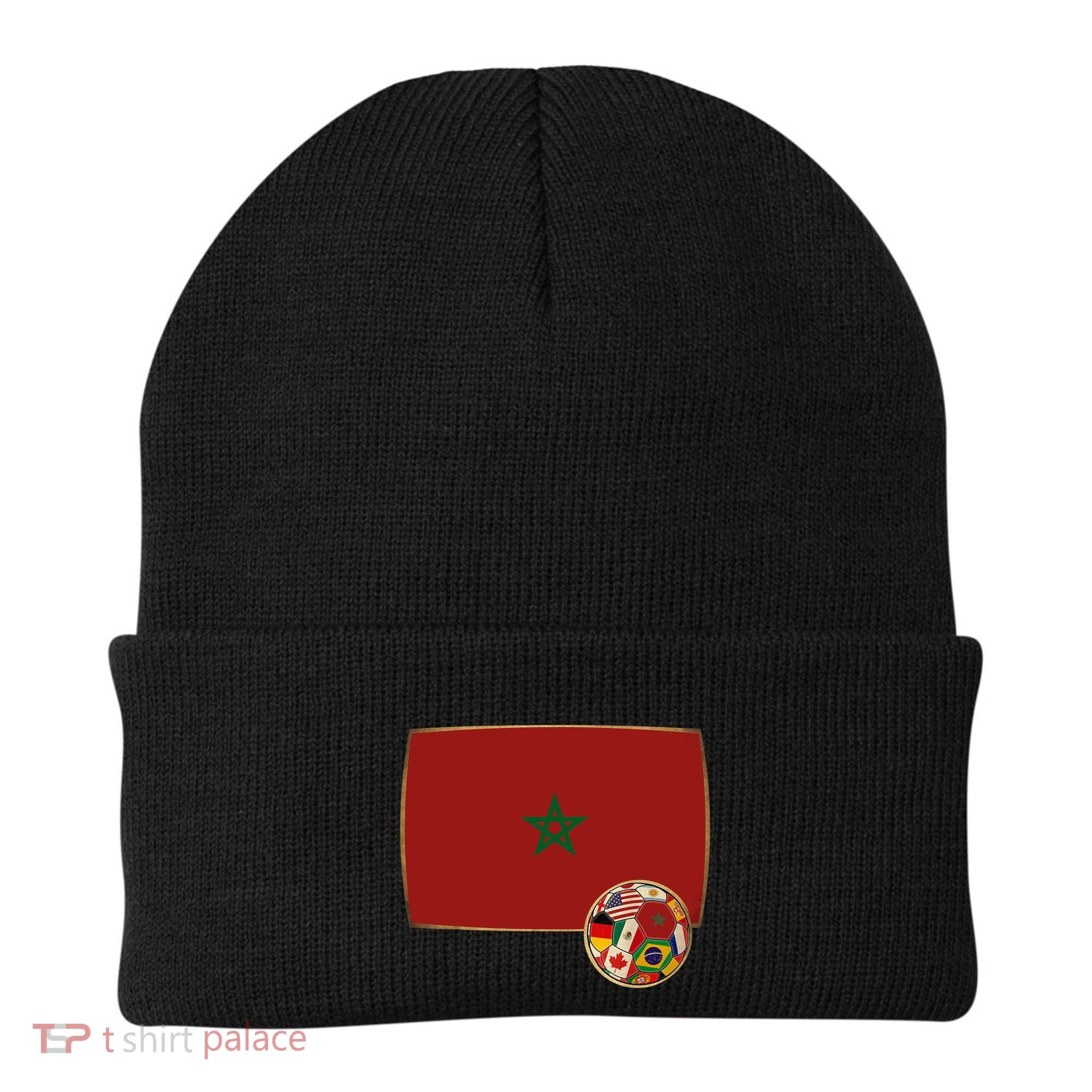 Morocco Soccer Jersey Morocco Flag Beanie