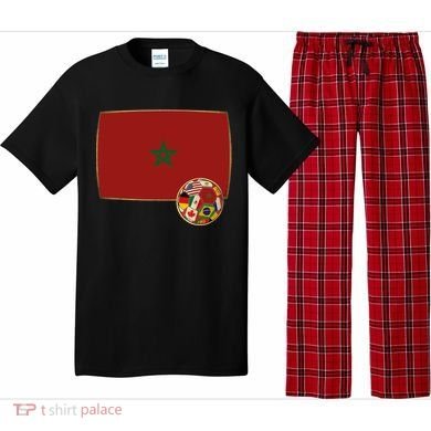 Morocco Soccer Jersey Morocco Flag Pajama Set