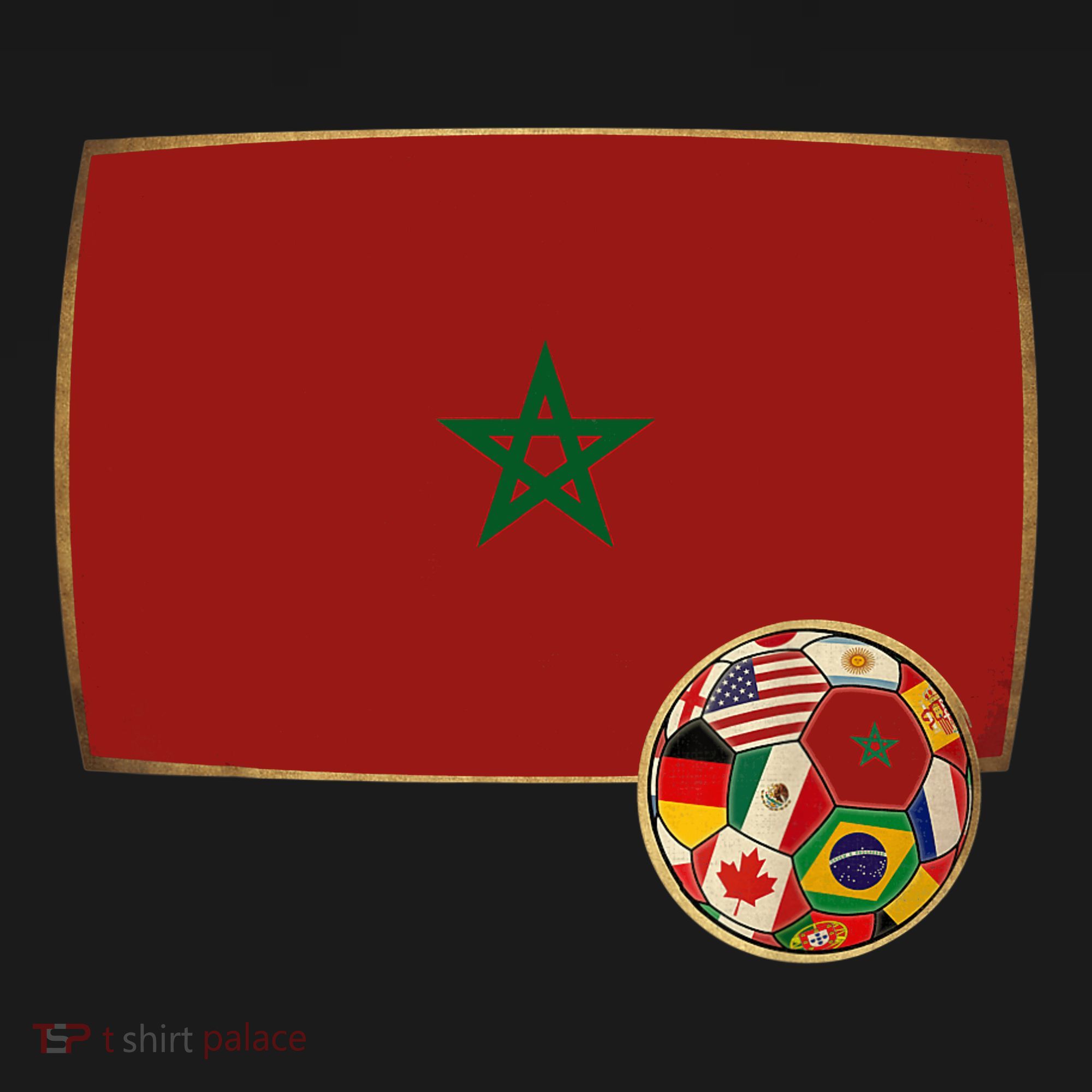Morocco Soccer Jersey Morocco Flag Polo