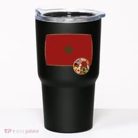 Morocco Soccer Jersey Morocco Flag Tumbler thumb 0