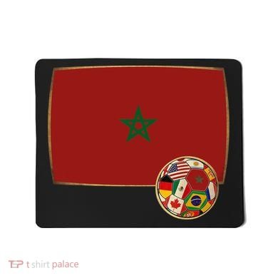 Morocco Soccer Jersey Morocco Flag Mousepad