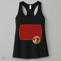 Morocco Soccer Jersey Morocco Flag Women's Tank Top thumb 3