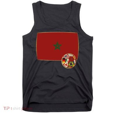 Morocco Soccer Jersey Morocco Flag Tank Top